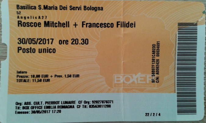 ROSCOE MITCHELL + FRANCESCO FILIDEI